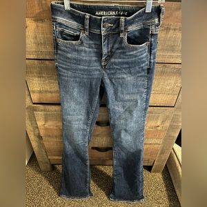 American Eagle Low Rise Kickboot Jean